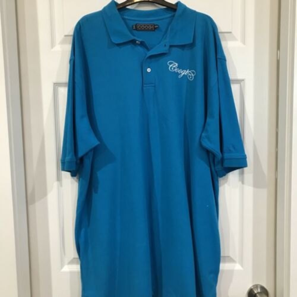 Coogi Men's Blue Polo Shirt